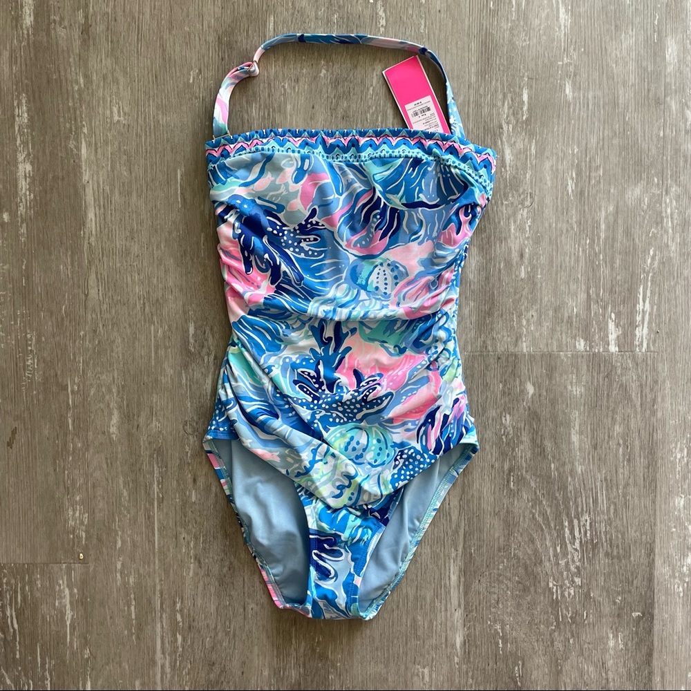 Sold Lilly Pulitzer Justina One-Piece Swimsuit - Picture 2 of 7